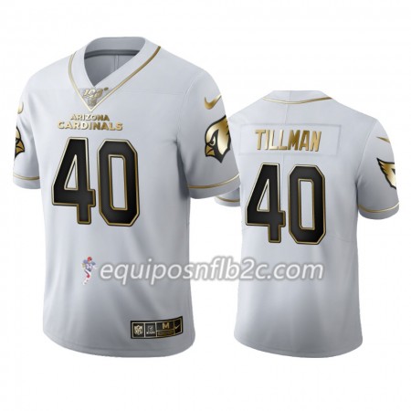 Camiseta Hombre NFL Arizona Cardinals Pat Tillman 40 Nike Blanco Golden Edition
